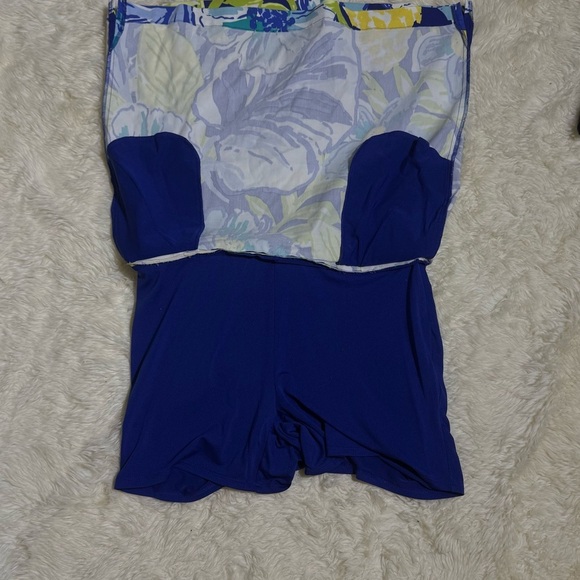 Rafaella Blue & Yellow Skort Resort Wear - Picture 11 of 13
